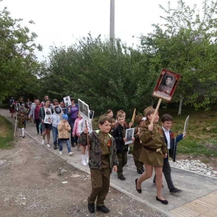 Бессмертный батальон в Варваровке